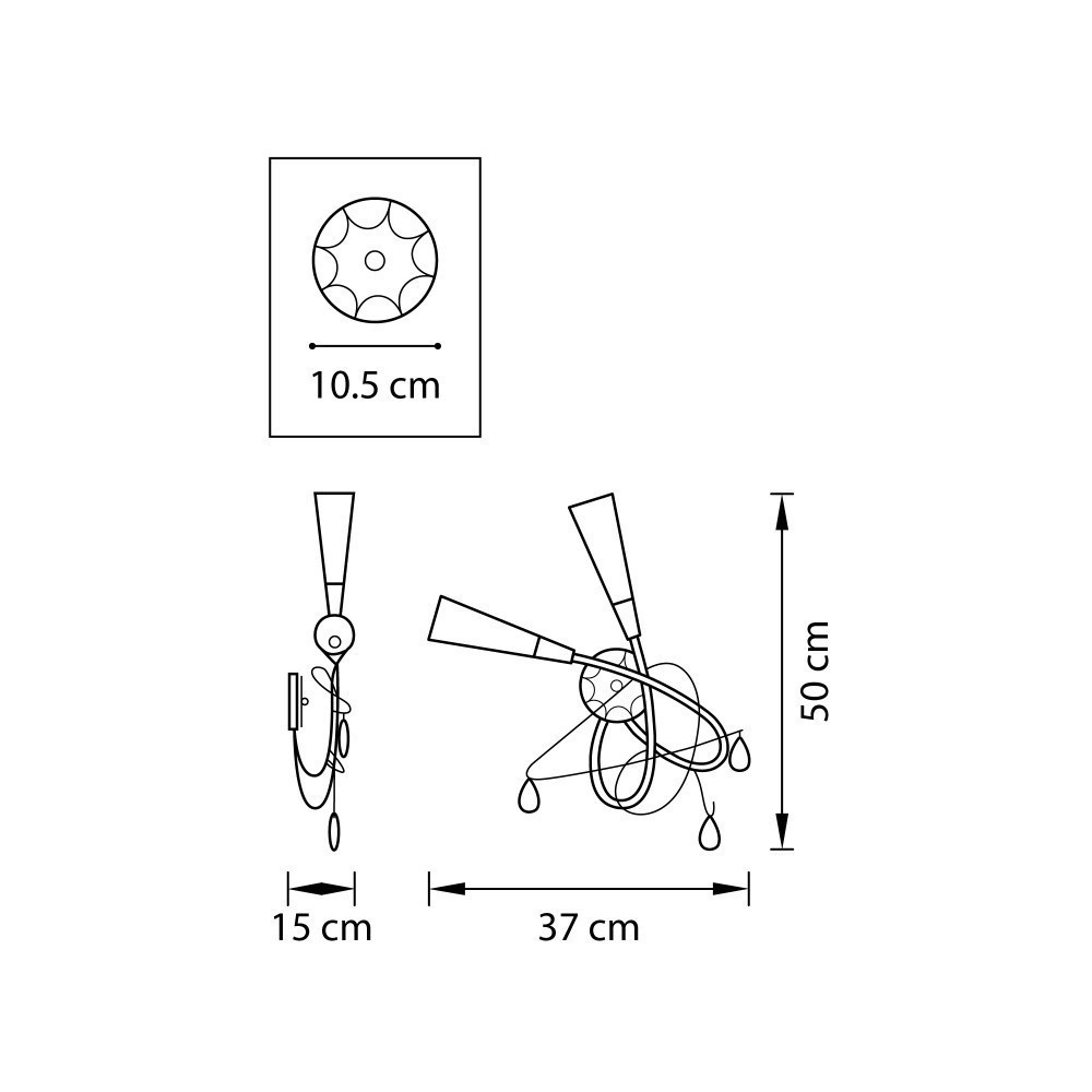 Lightstar (SB1105/2L) Бра AEREO 2х25W G9 BLACK (в комплекте) Lightstar (SB1105/2L) Бра AEREO 2х25W G9 BLACK (в комплекте)
